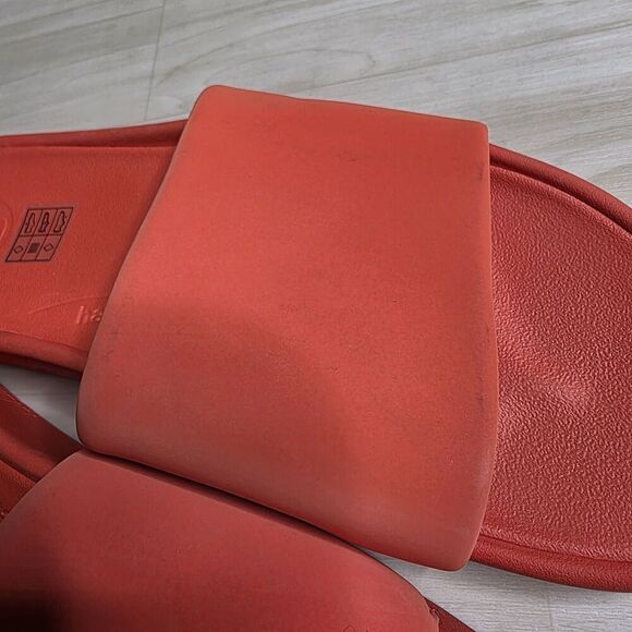 Lululemon Restfeel Slide Red Solid Casual Slides Gym Women's Size 9 - Picture 11 of 14